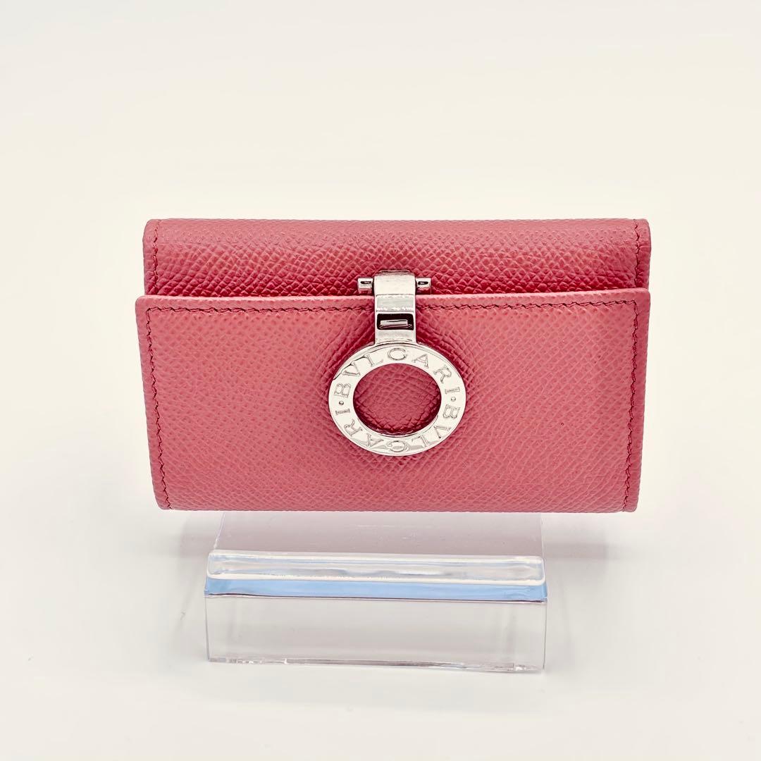 ✨未使用級✨ BVLGARI レザーキーケース ブルガリロゴリング