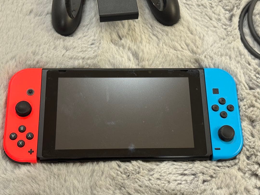 Nintendo Switch 本体 赤/青 充実付属品