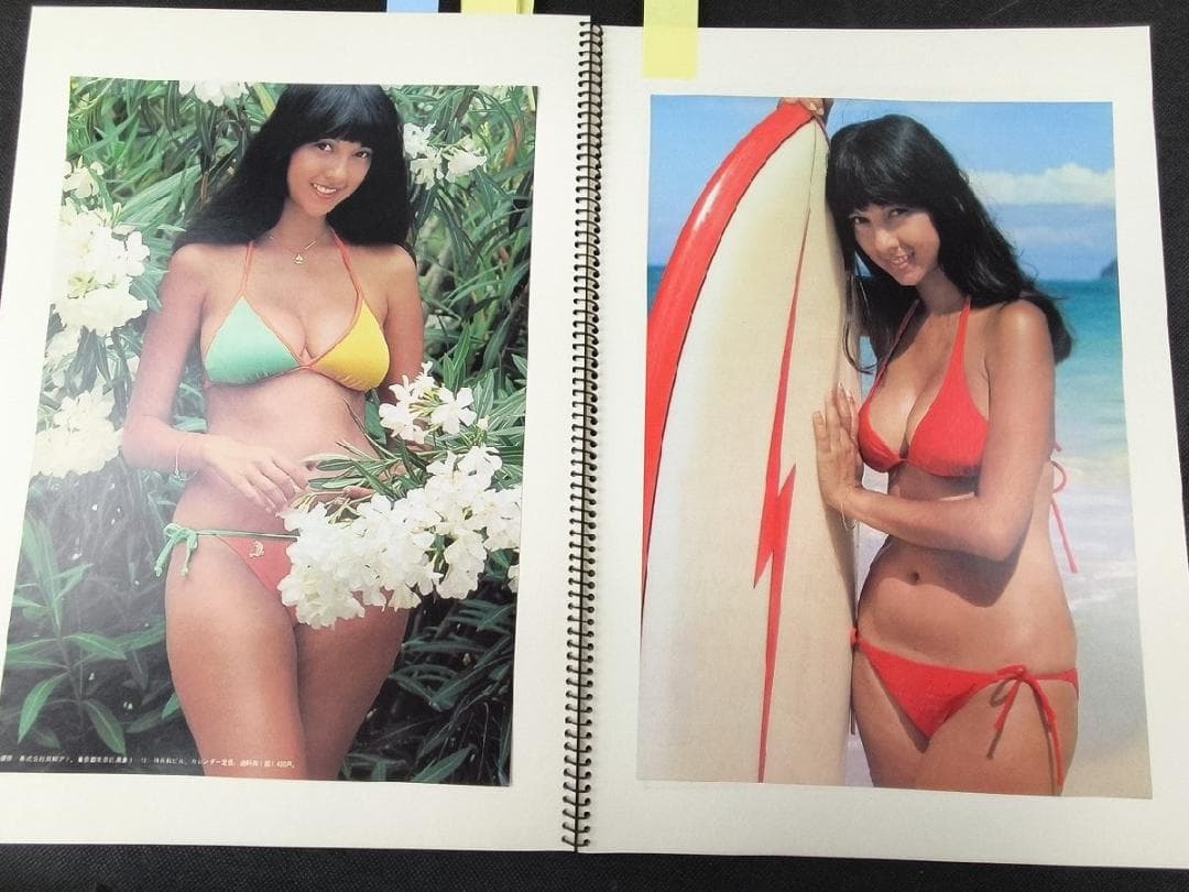 【昭和レトロ】雑誌スクラップ　スケッチブック8冊分　DONDON/写楽/山口百恵
