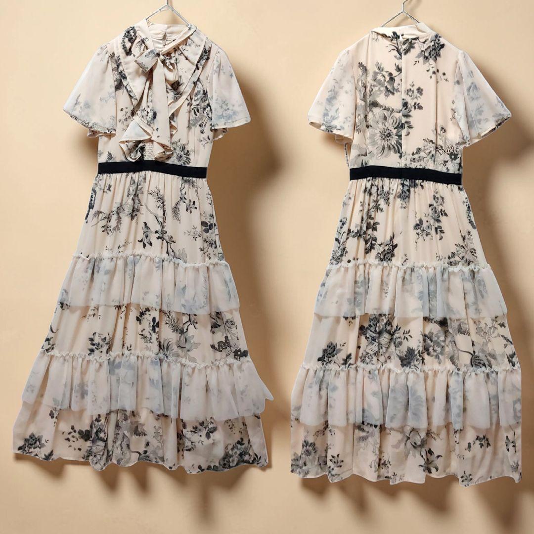 EmiriaWiz エミリアウィズチュールティアード リボン 花柄 ワンピース