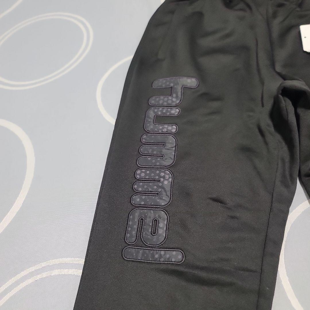 ⑮　hummel 黒 フード付きスウェットシャツとパンツセット 別売可