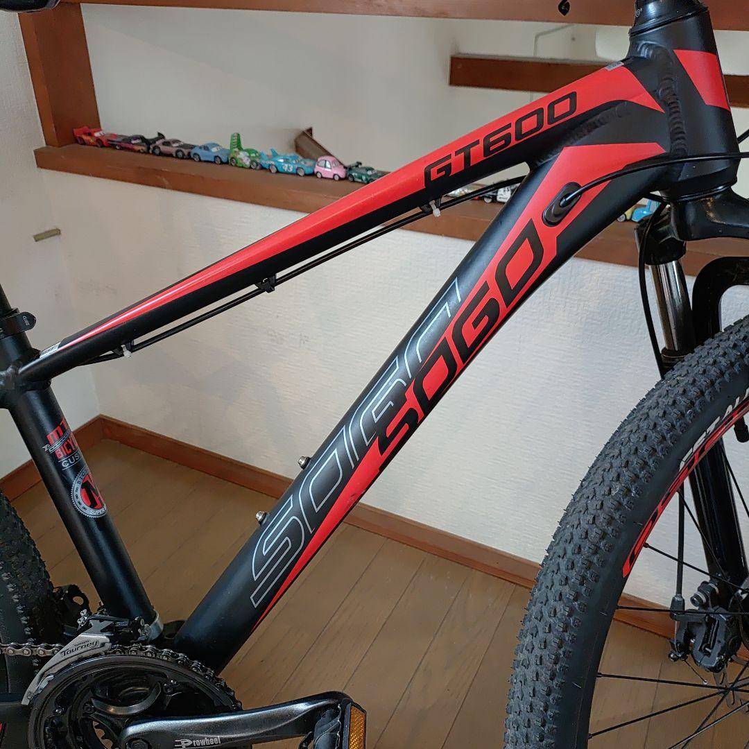 引取り限定　八戸　 マウンテンバイク 26インチ　 赤/黒