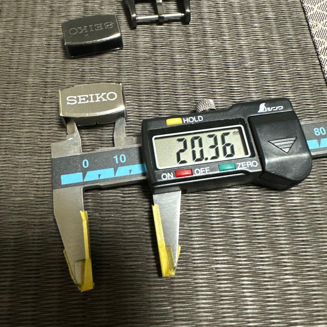 SEIKO純正バックル付きシリコンラバーバンド