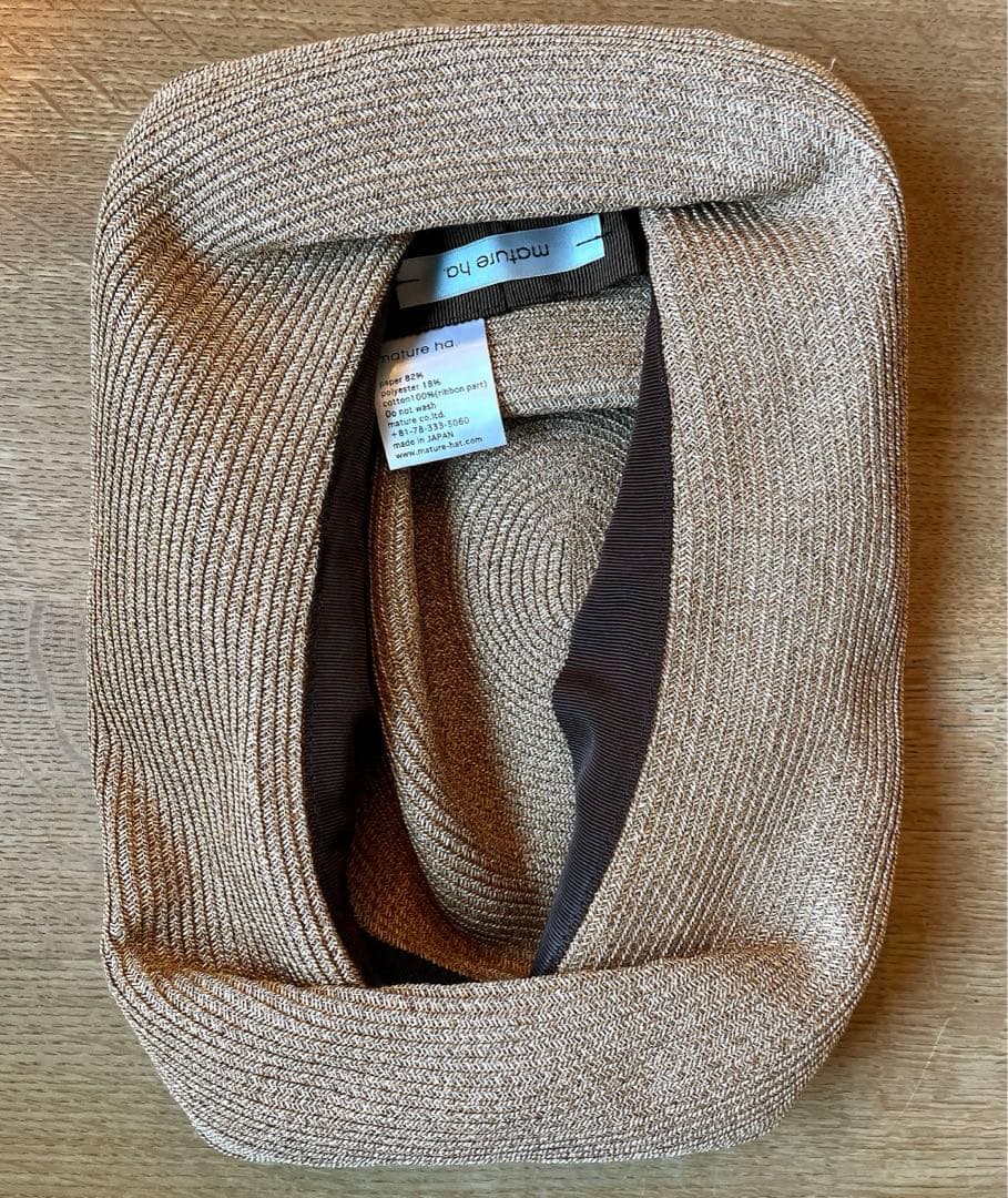 【美品】　マチュアーハ　BOXED HAT 11cm brim