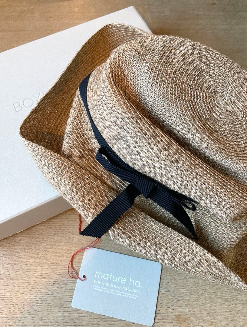 【美品】　マチュアーハ　BOXED HAT 11cm brim