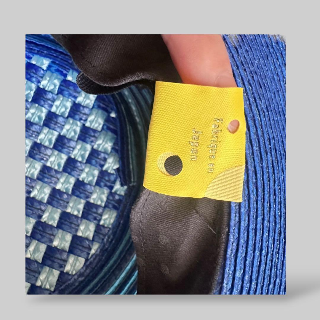 ⑧【表参道アトリエ限定】ca4la カシラ カンカン帽 ストローハット