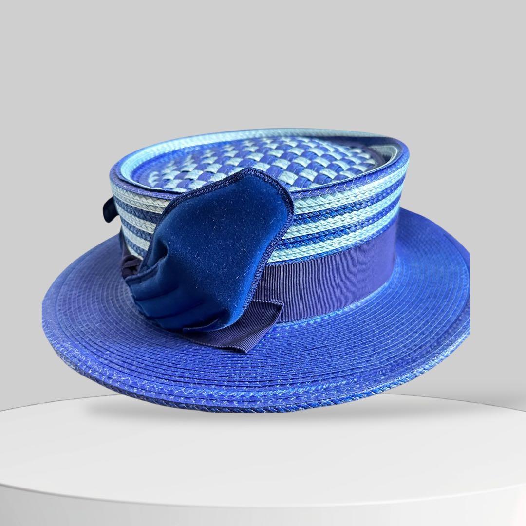 ⑧【表参道アトリエ限定】ca4la カシラ カンカン帽 ストローハット