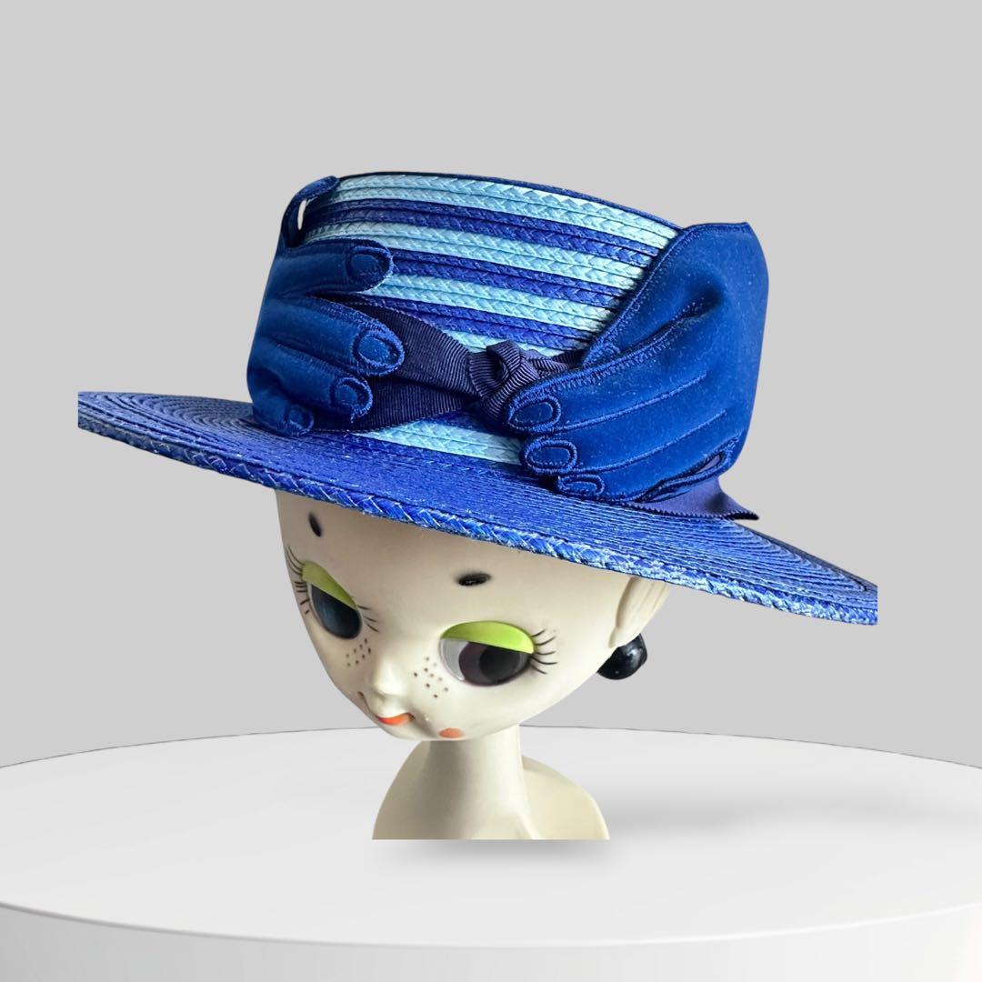 ⑧【表参道アトリエ限定】ca4la カシラ カンカン帽 ストローハット