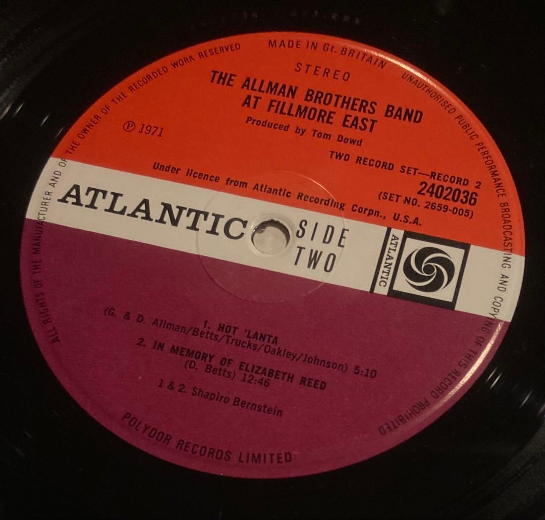 ■最高音質UKオリジナル盤■THE ALLMAN BROTHERS BAND /