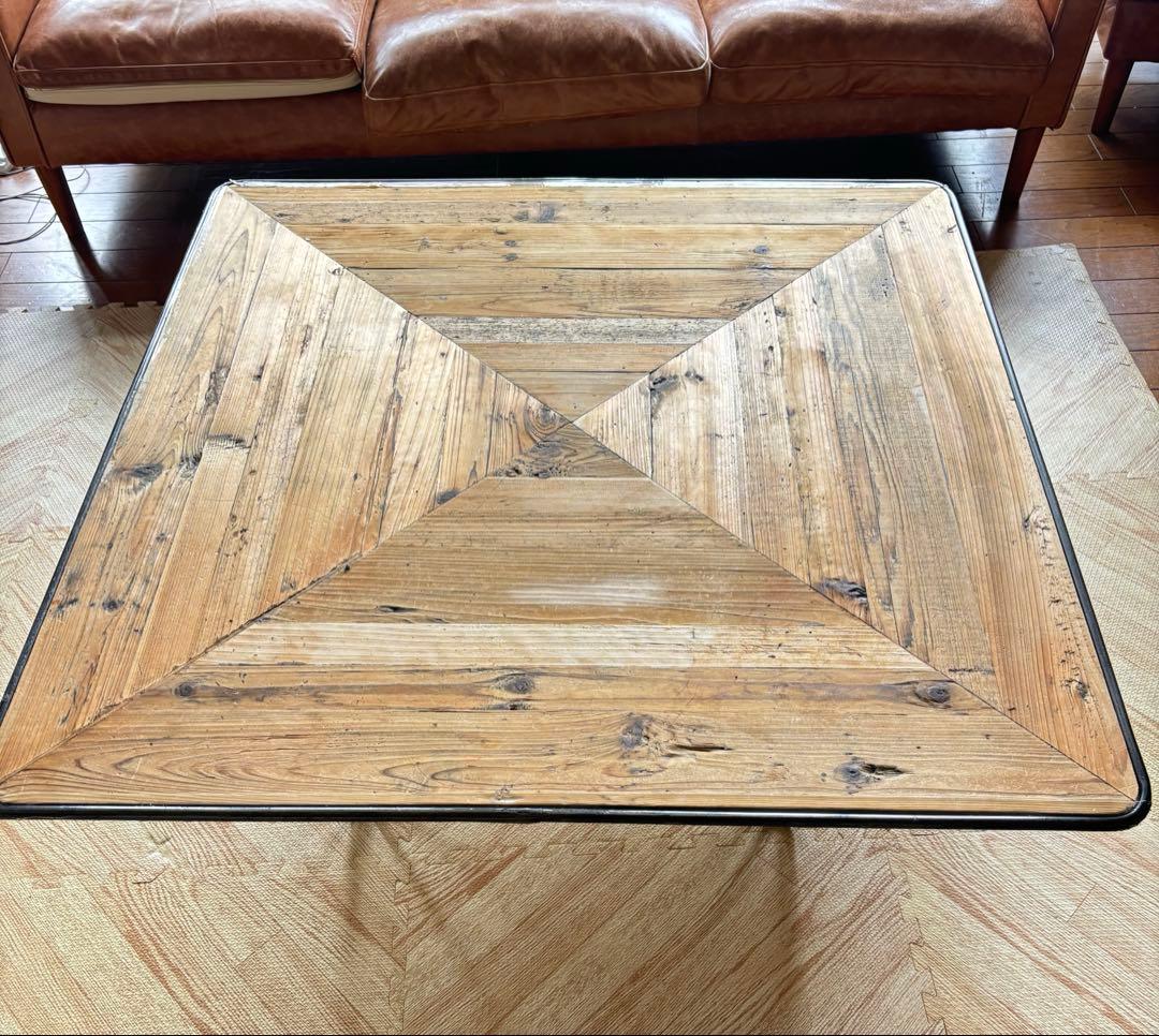 クラッシュゲート　ローテーブル　クリス　カフェテーブル　ダイニング