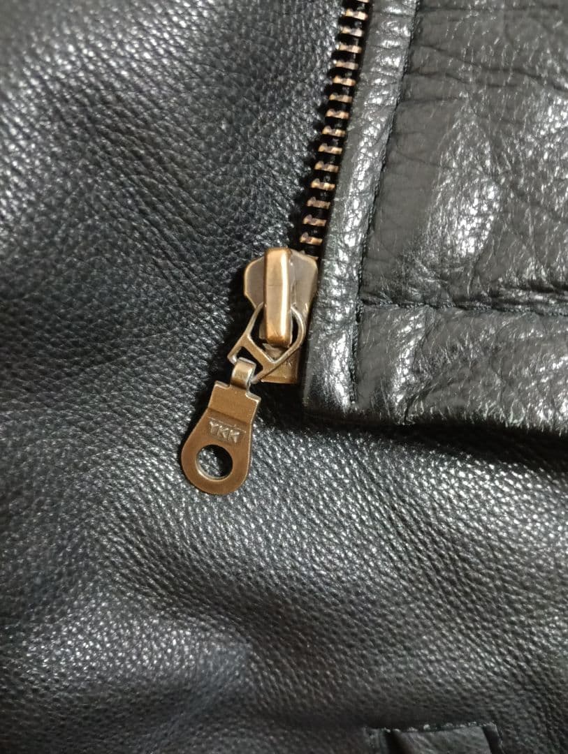 ベンシャーマン　本革 スポーツジャケット ブラック XL