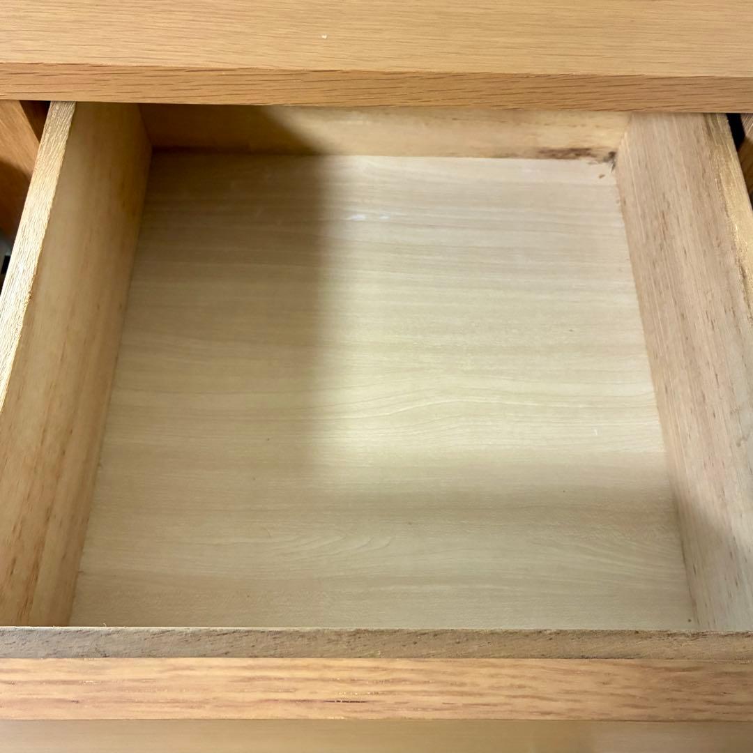 無印良品 オーク材キャビネット・木製扉幅８０×奥行４０×高さ８３ｃｍ 廃盤品