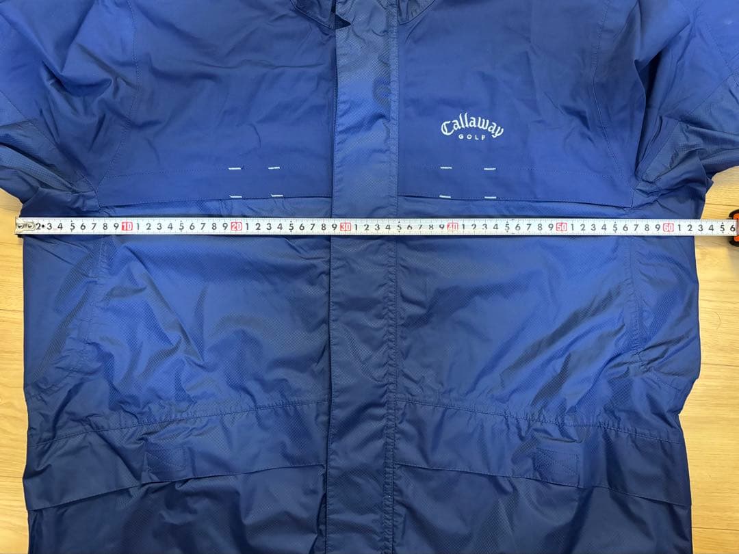 【Callaway キャロウェイ】レインジャケット&パンツ ネイビー LL