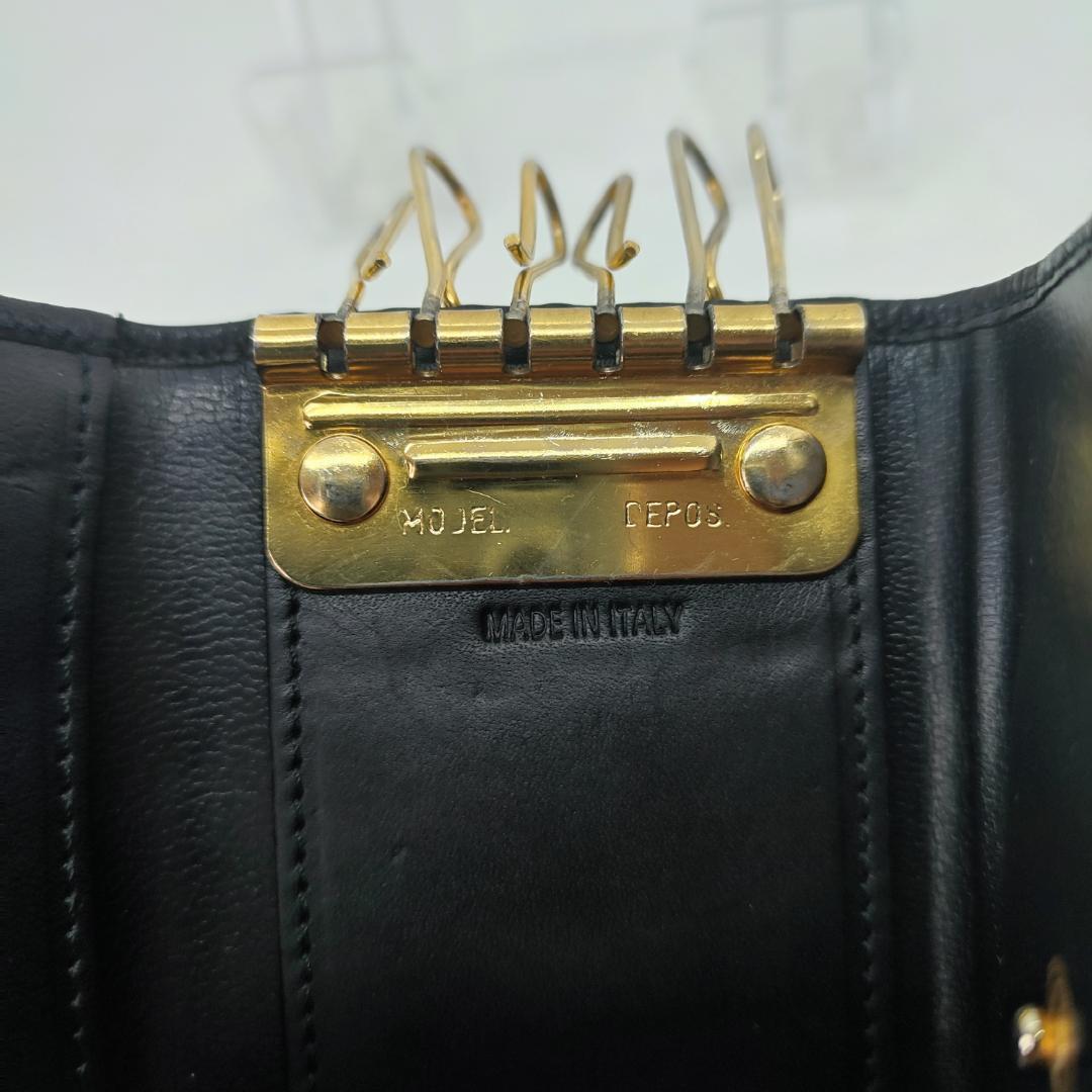 EB59-7 CELINE Macadam 6キーケース キーホルダー