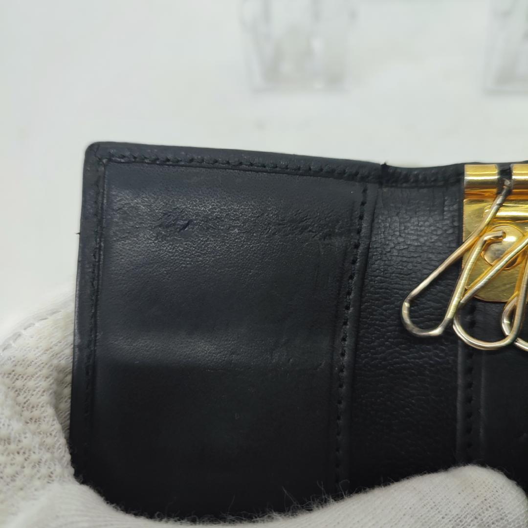 EB59-7 CELINE Macadam 6キーケース キーホルダー