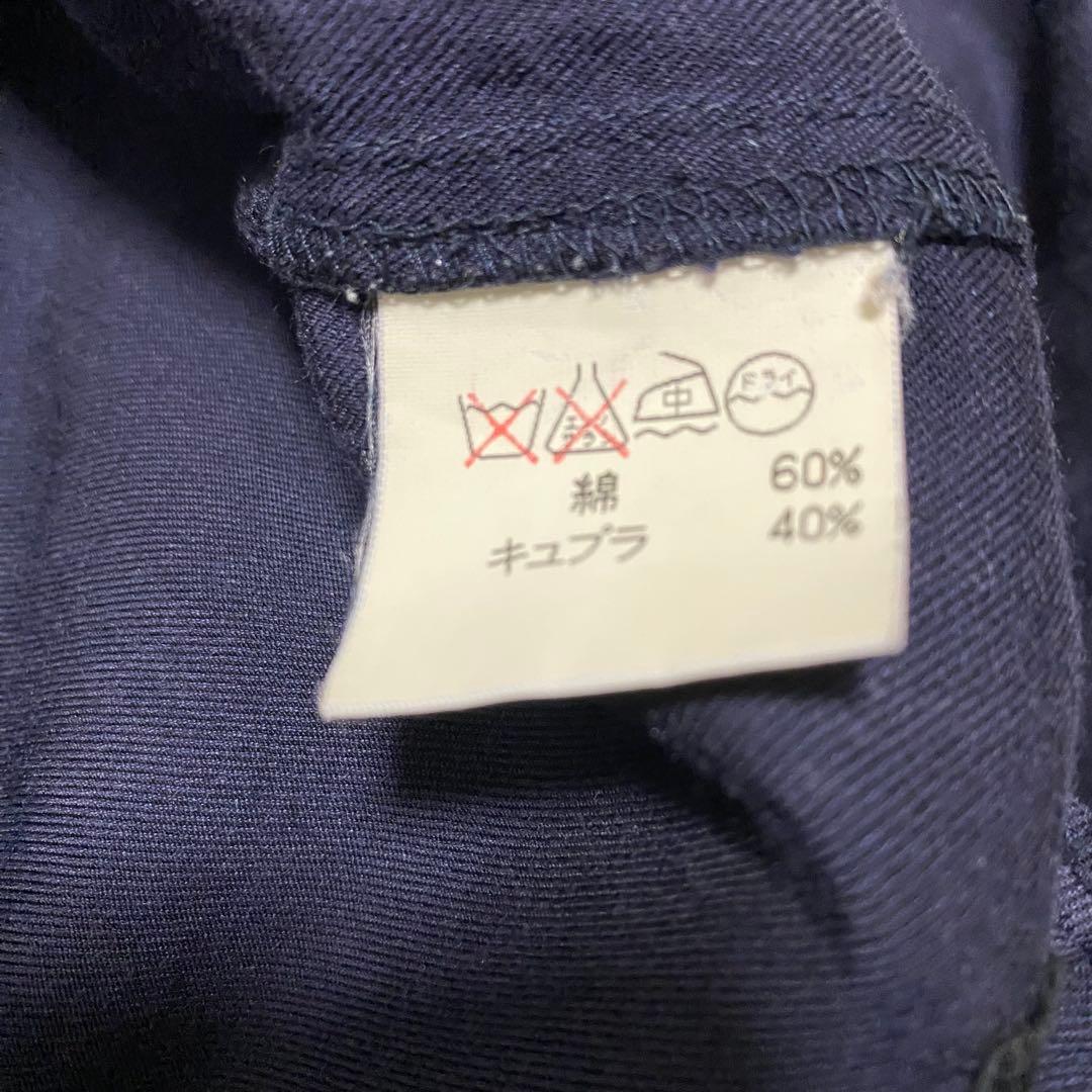 90's ZUCCA ズッカ　イッセイミヤケ スタンドカラーブルゾンコート　紺M