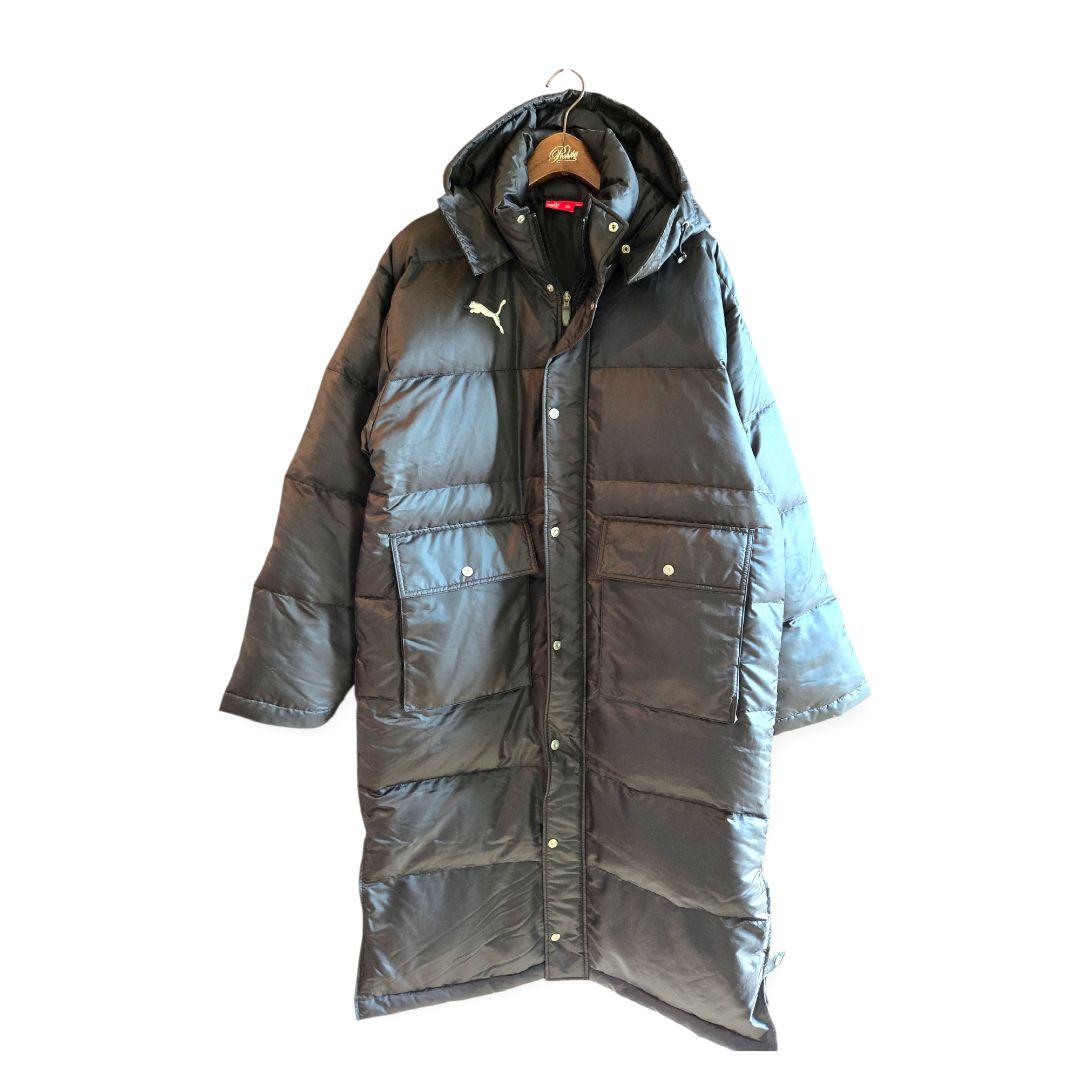 PUMA フード付きダウンベンチコート☆Down90% XO(2XL)