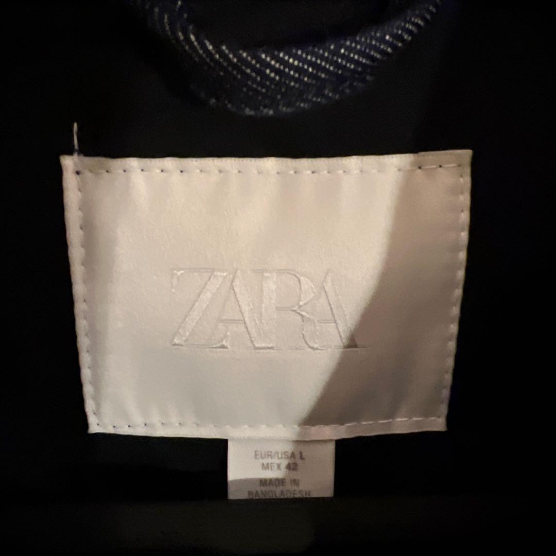【新品・即完品】ZARA ザラ トグルボタンデニムジャケット L