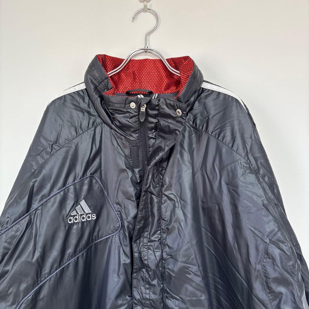 adidas アディダス ベンチコート ブラック メンズサイズ3XO