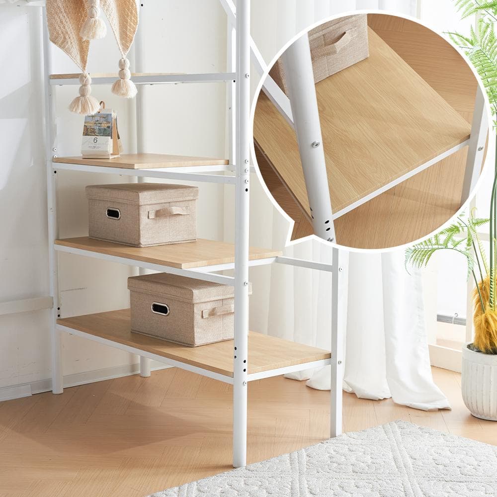 超人気✨！システムベット ロフトベッド（S） デスク・コンセント付きWHITE