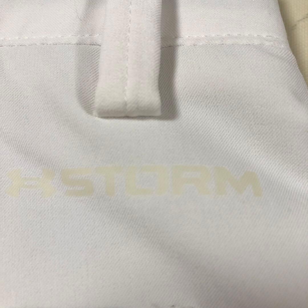 アンダーアーマー ゴルフ ストーム ショート ハーフ パンツ ホワイト Lサイズ