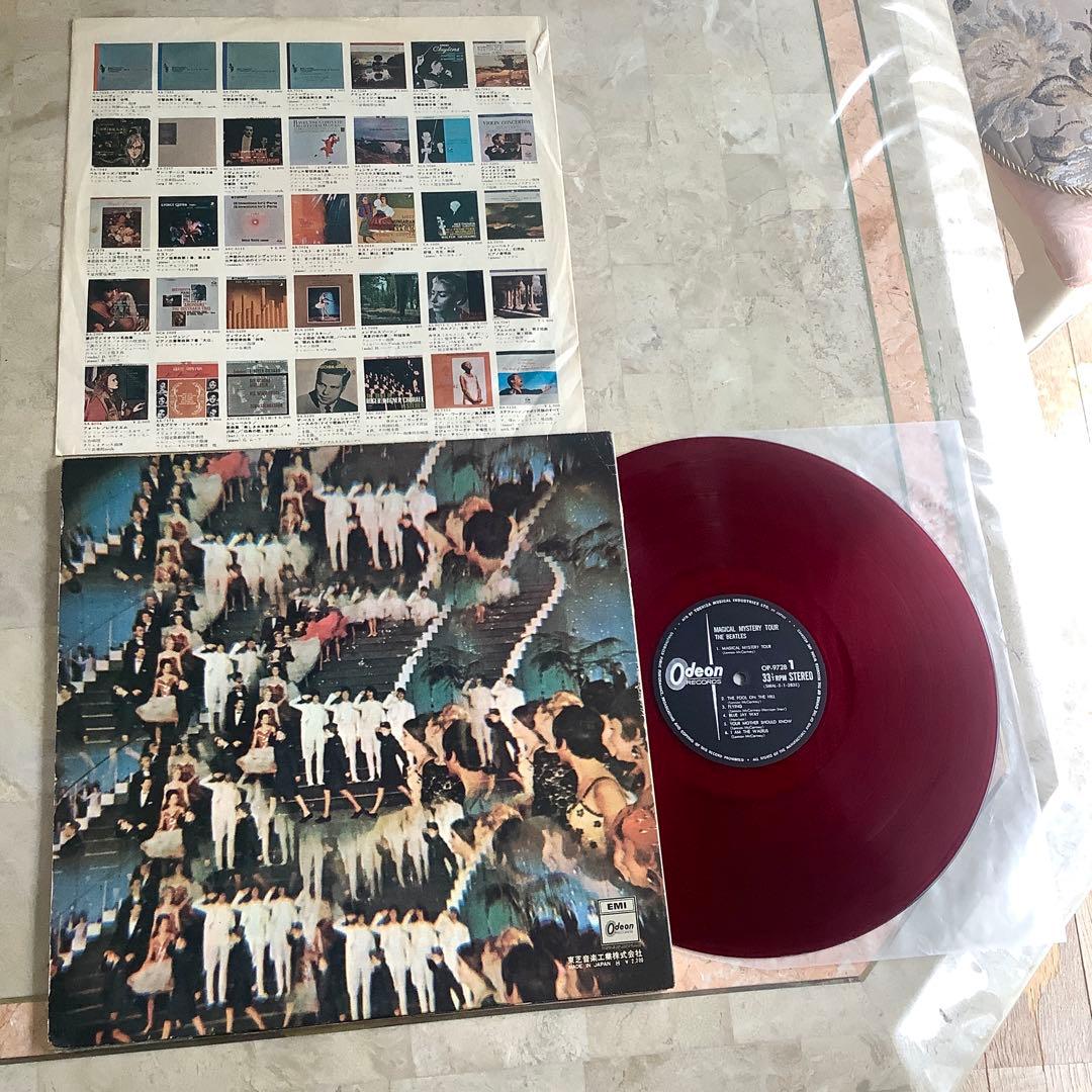レア!レコード極美!ビートルズ オデオン赤盤1968年 マジカルミステリーツアー