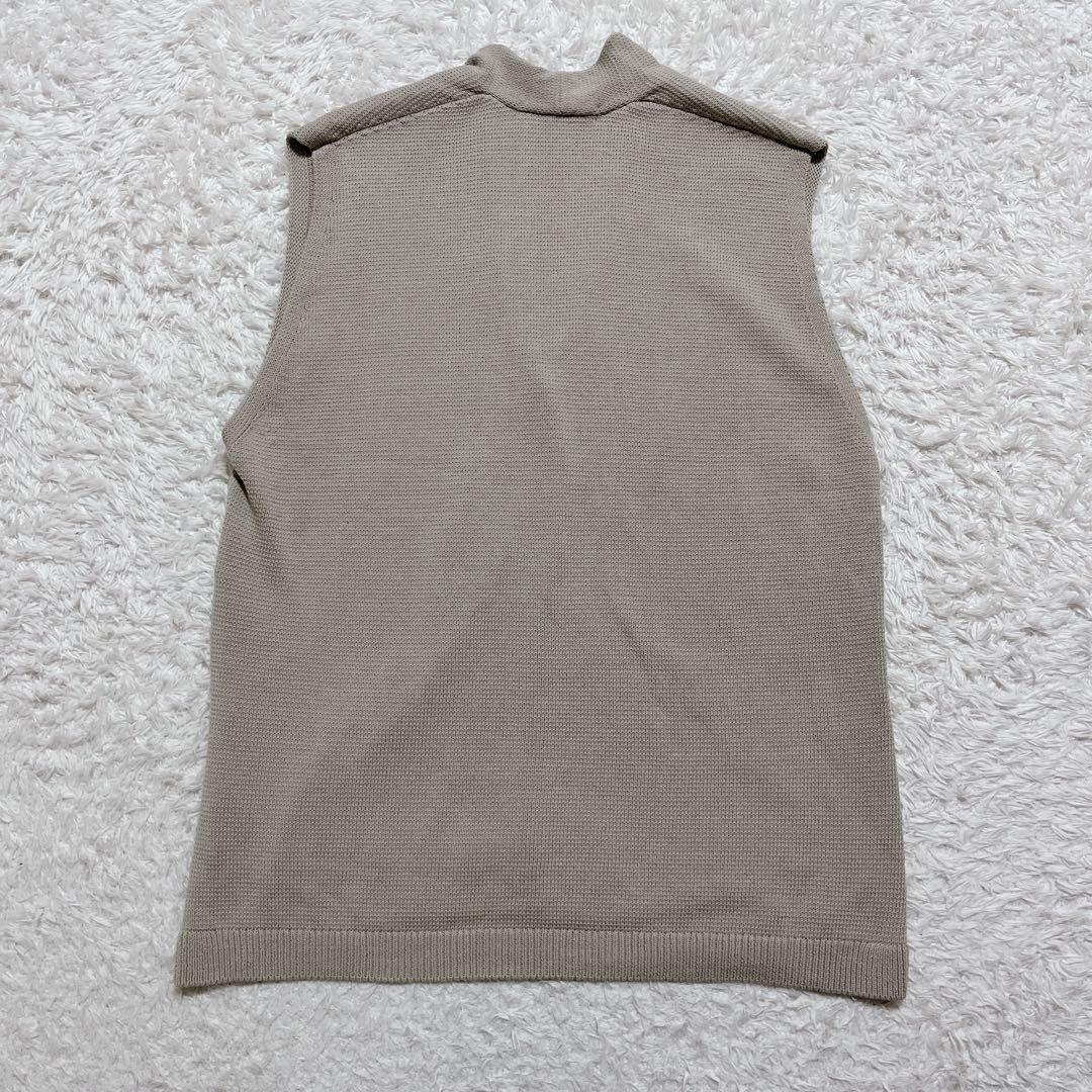 タグ付き新品✨23区【洗える】コットンコード ニットベスト　ベージュ