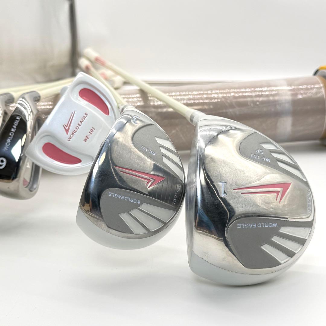 WORLD EAGLE レディース 右 ハーフ ゴルフセット 初心者