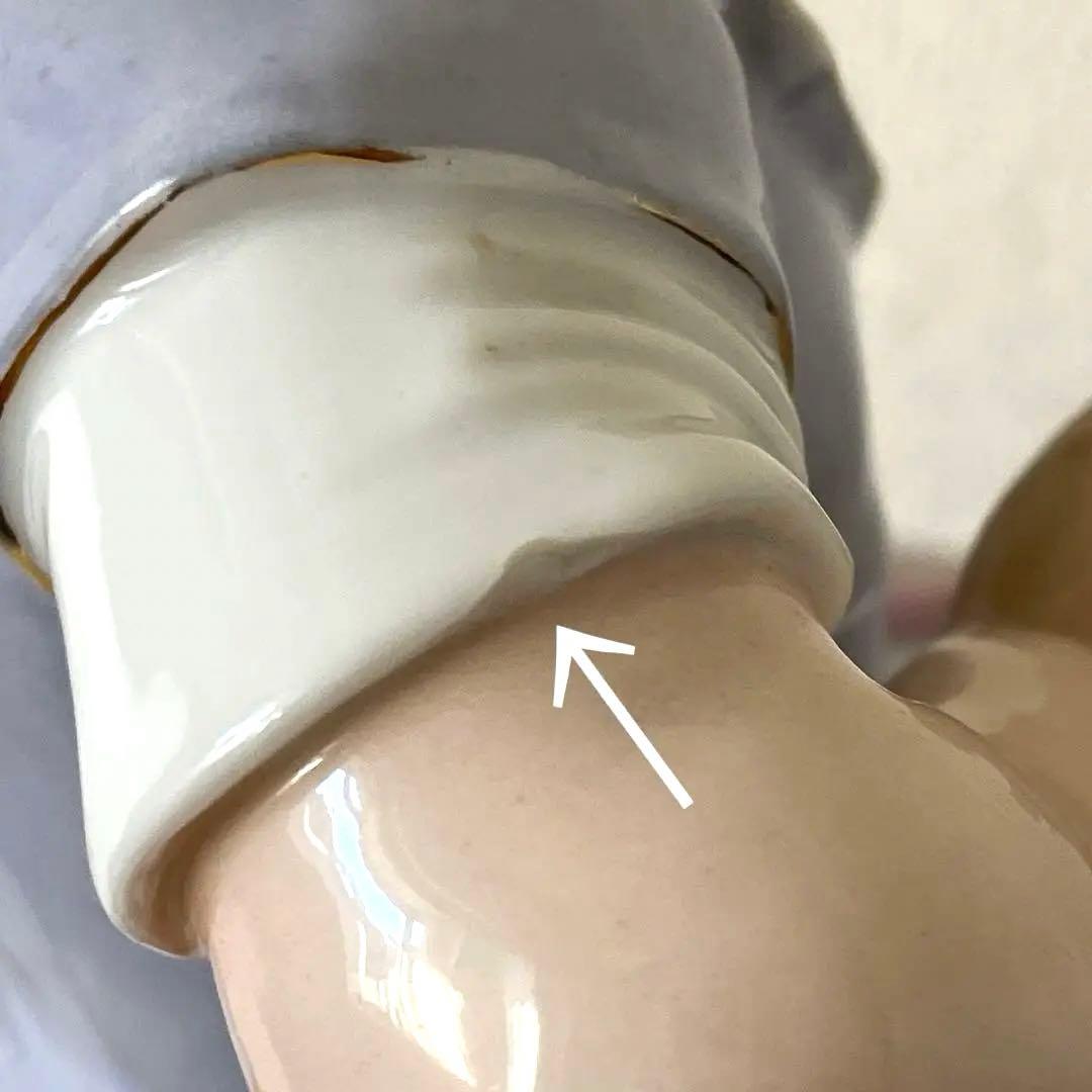 ・バスケットの少女・マイセン・陶器製・高さ３７.５cm・Meissen・