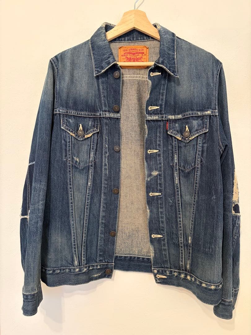 キムタク着用モデル Levi's 70505 ビンテージ加工 デニムジャケット