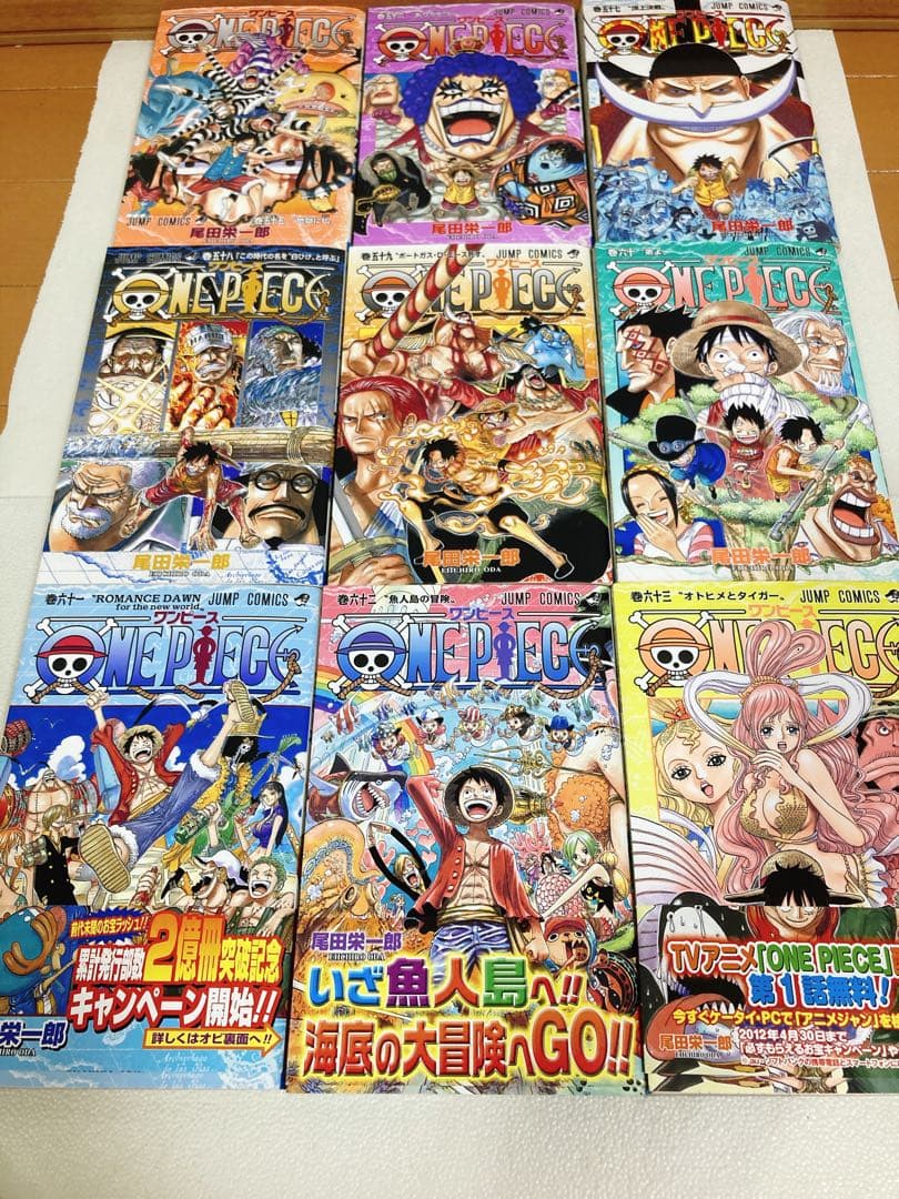 ワンピース漫画まとめ売り+ シャンクスフィギュア