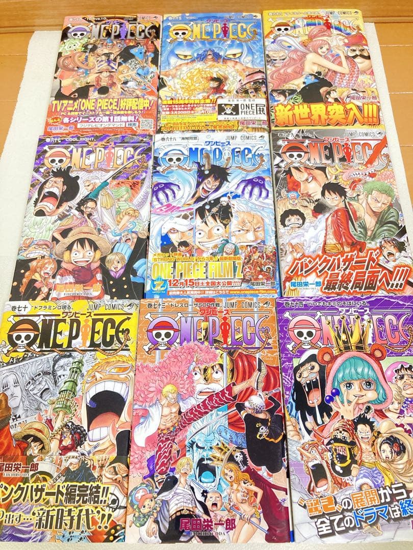 ワンピース漫画まとめ売り+ シャンクスフィギュア