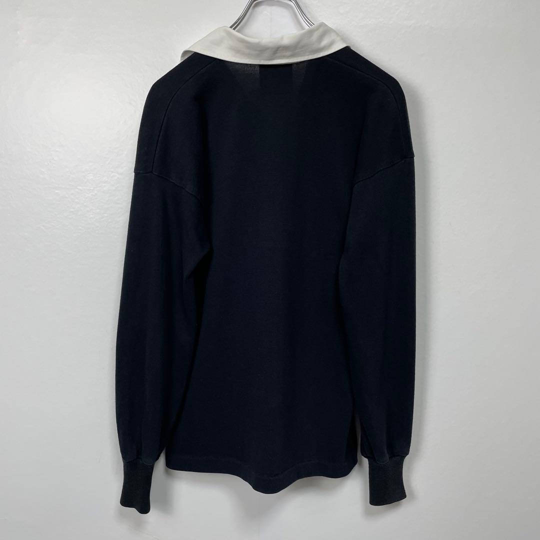 カンタベリー　オールブラックス　長袖　ラガーシャツ