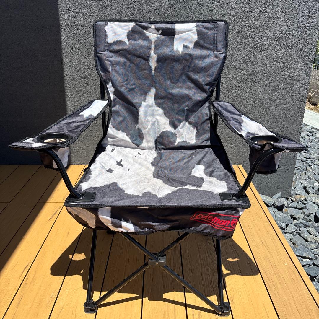 Coleman／BEAMS ハラコ柄 アームチェア アウトドアチェア　最終価格