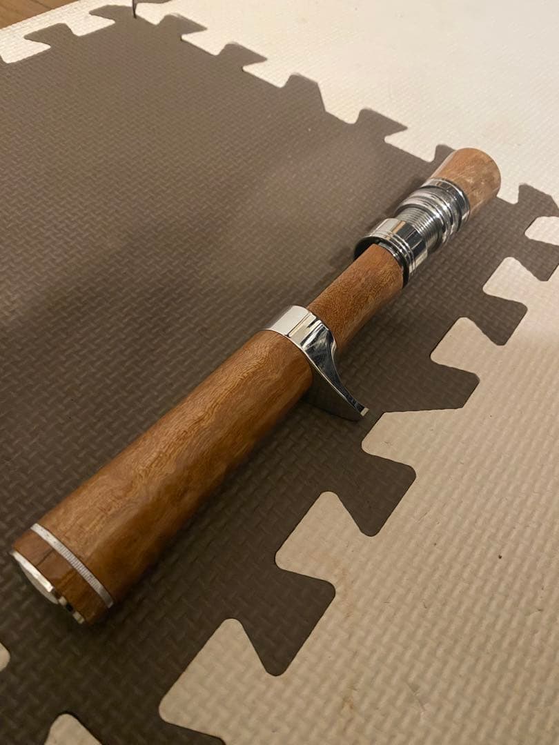 渓流フェルールベイトロッドグリップ　ハンドメイド