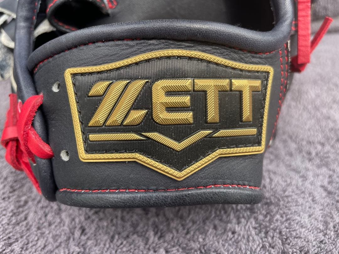 【中古美品/軟式用】ZETTNEOSTATUSグローブ投手用限定植村モデル