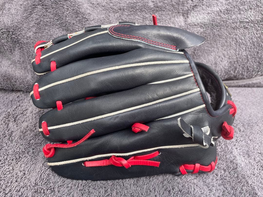 【中古美品/軟式用】ZETTNEOSTATUSグローブ投手用限定植村モデル