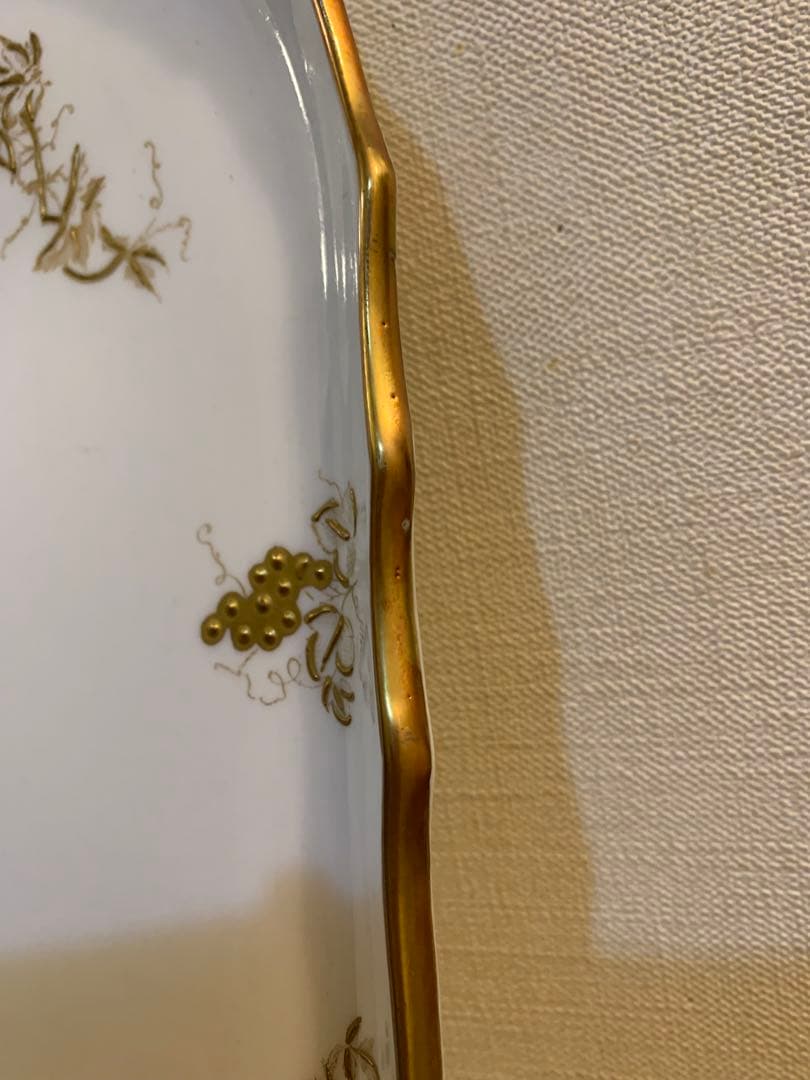 Hammersley ハマースレイ金彩盛絵　葡萄　豪華　バスケット、トレイ