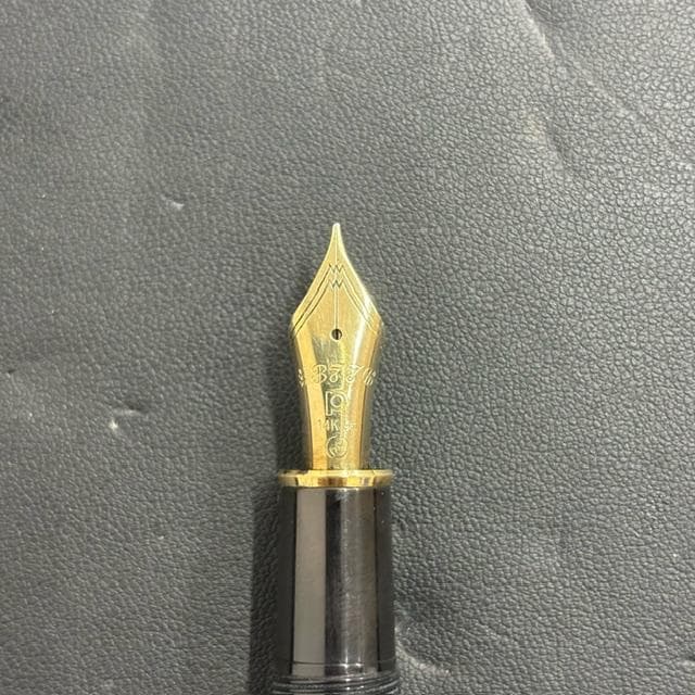 PLATINUM　プラチナ 万年筆　#3776　黒　14K　極太