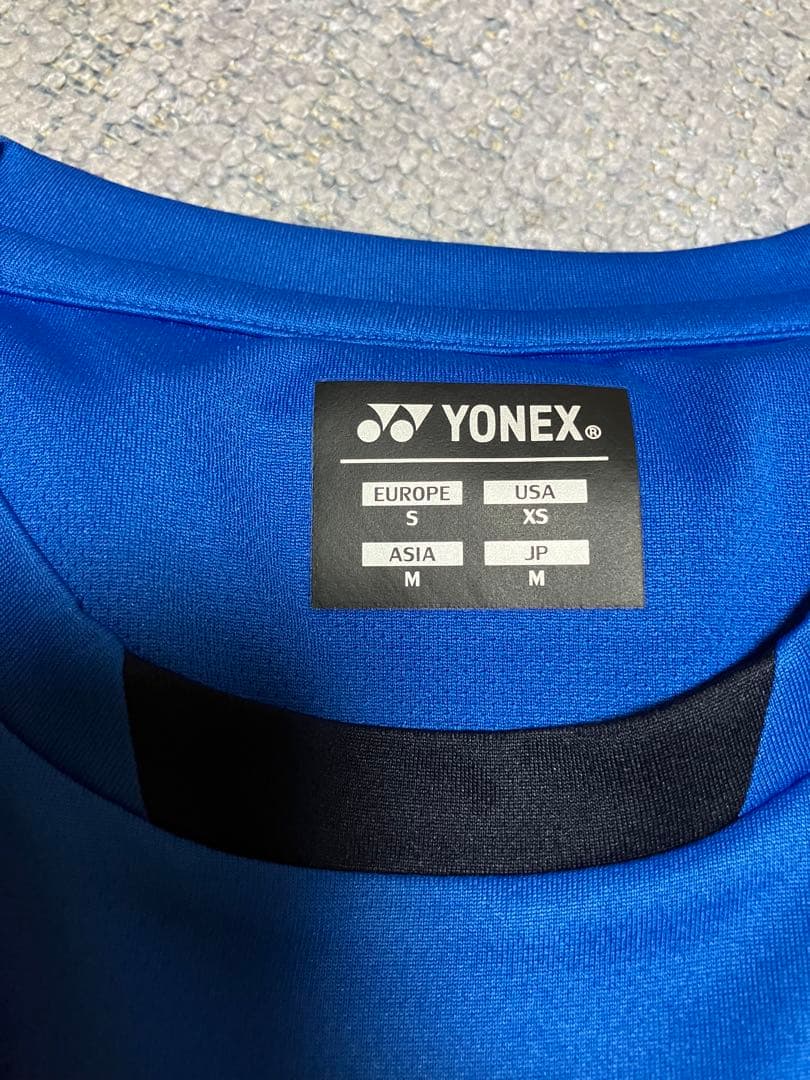 YONEX Tシャツ 2枚セット10603 青 赤JP M サイズ