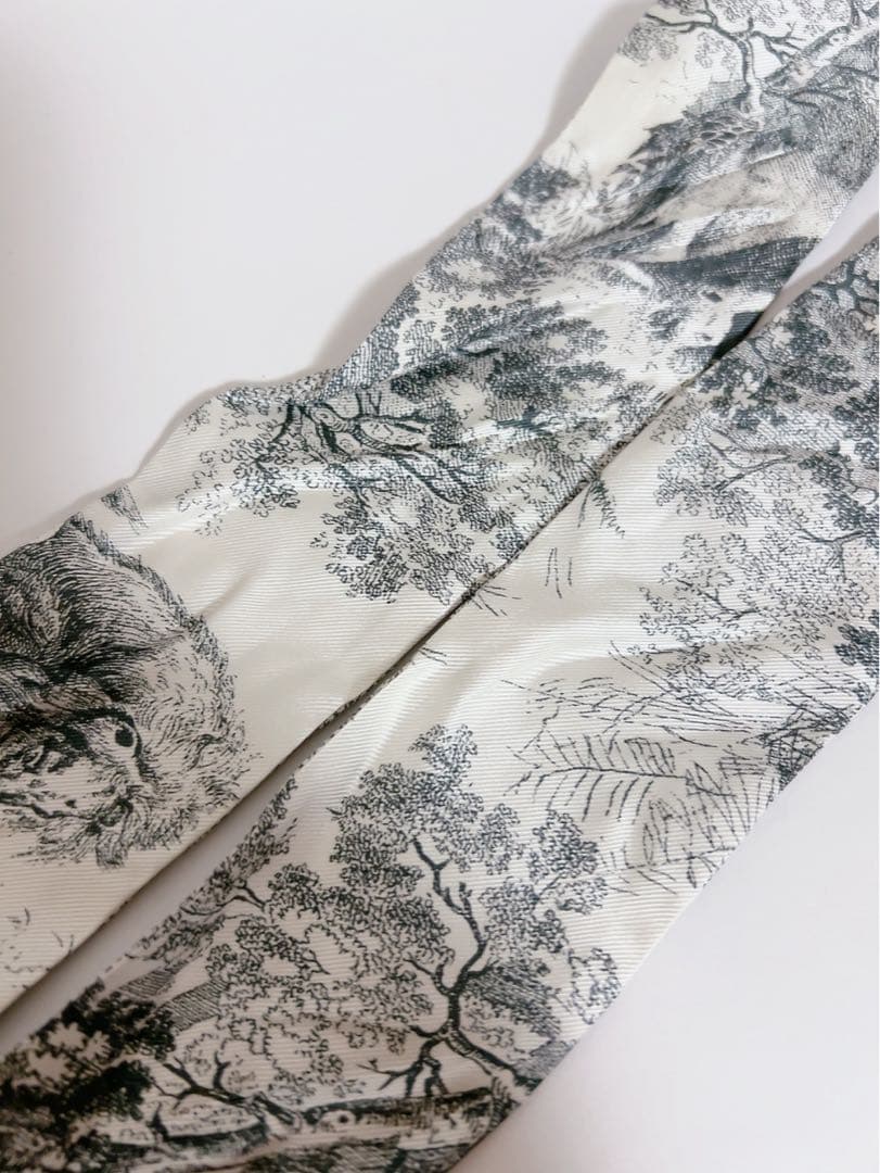 クリスチャンディオール　ChristianDior バンダナ　 ミッツァ　グレー