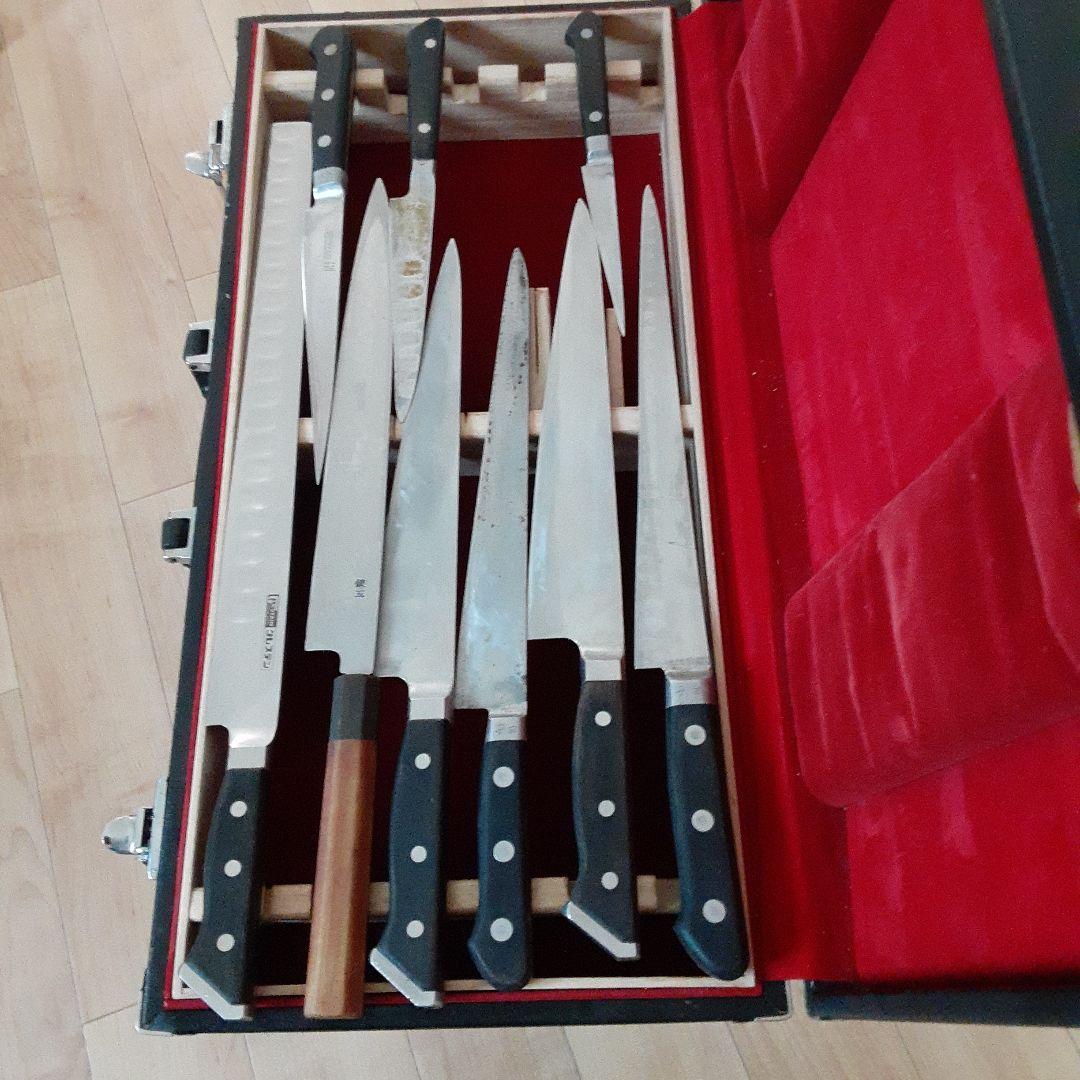 悠さん専用　包丁ケース　レザー　アタッシュケース　鍵付