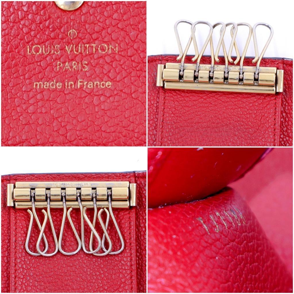 セール｜ルイヴィトン アンプラント 6連キーケース 赤 キーケース レッド