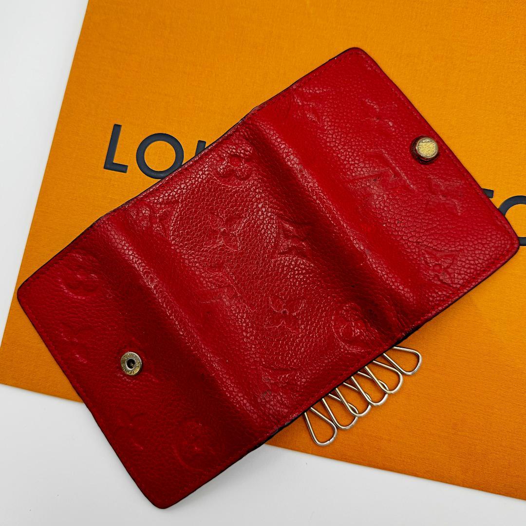 セール｜ルイヴィトン アンプラント 6連キーケース 赤 キーケース レッド