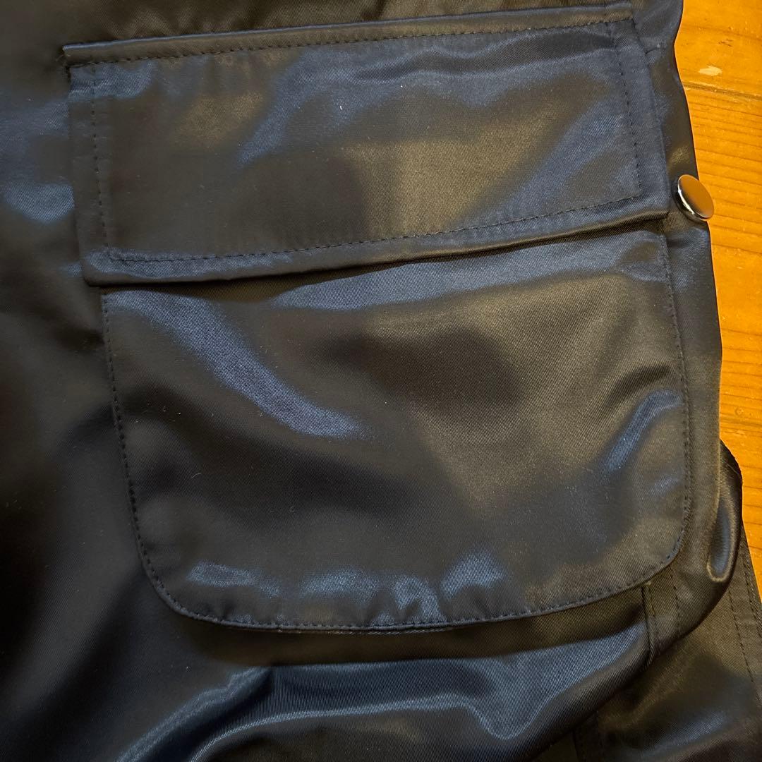 Mnml スナップフロントカーゴパンツ ブラック　31