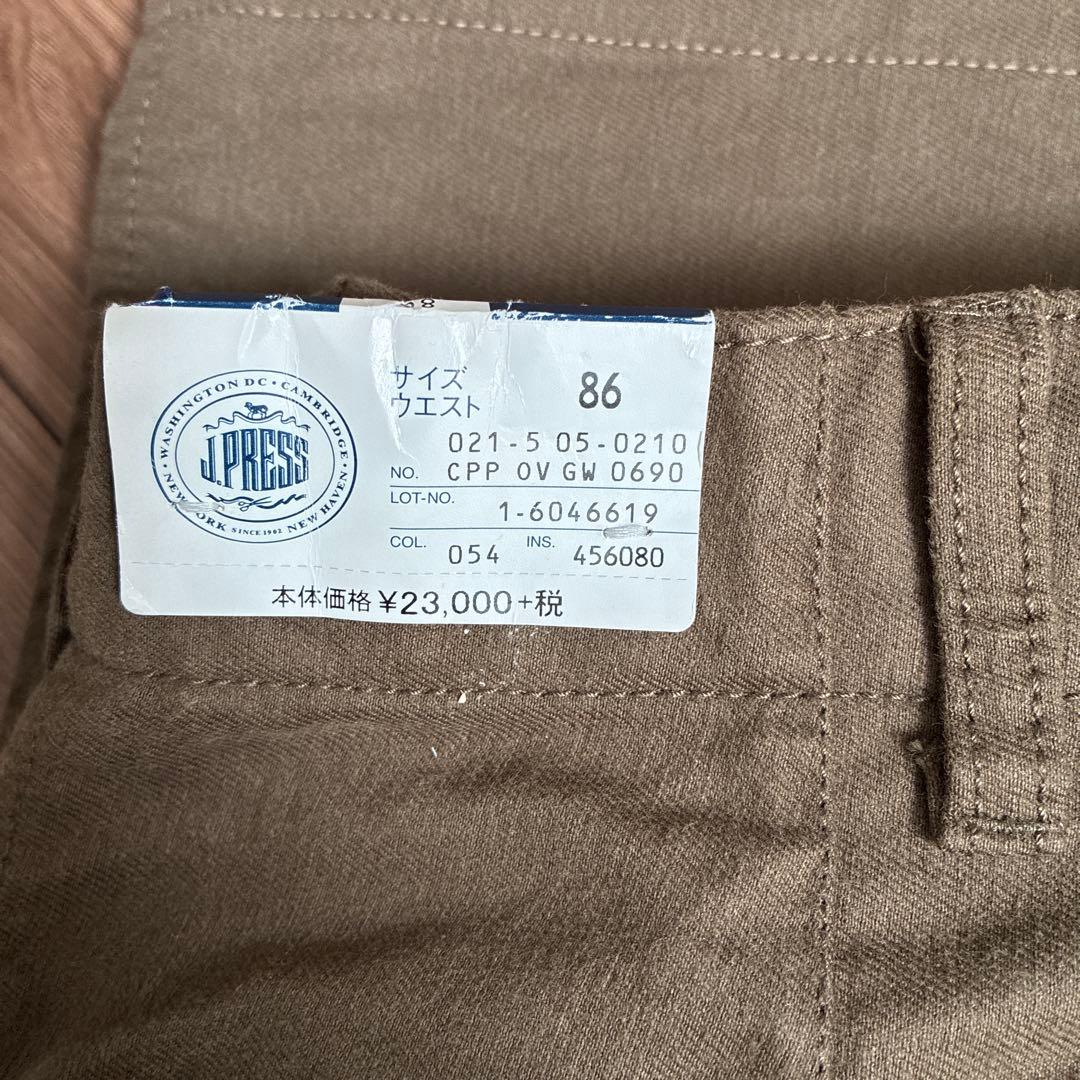 未使用⭐︎美品　ジェイプレス　パンツ　カーキ 綿100% XXL オンワード梶山