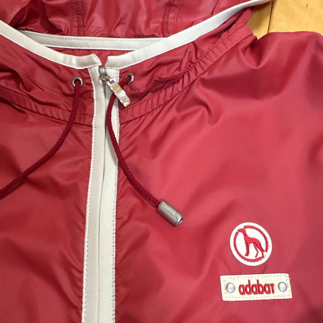 新品未使用　adabat ウインドブレーカー赤　パンツ紺　セット　LL