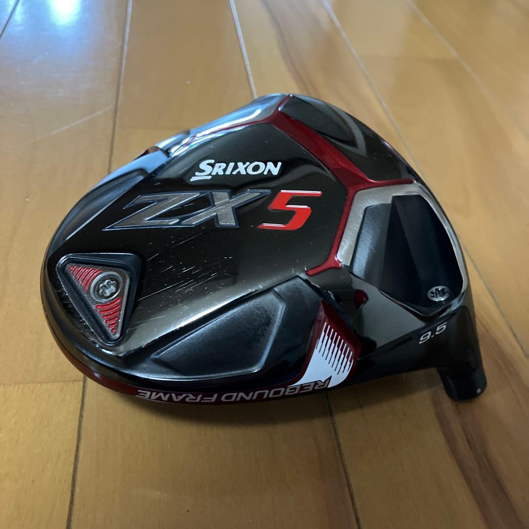ダンロップ SRIXON ZX5 9.5° ドライバーヘッド 純正ヘッドカバー付