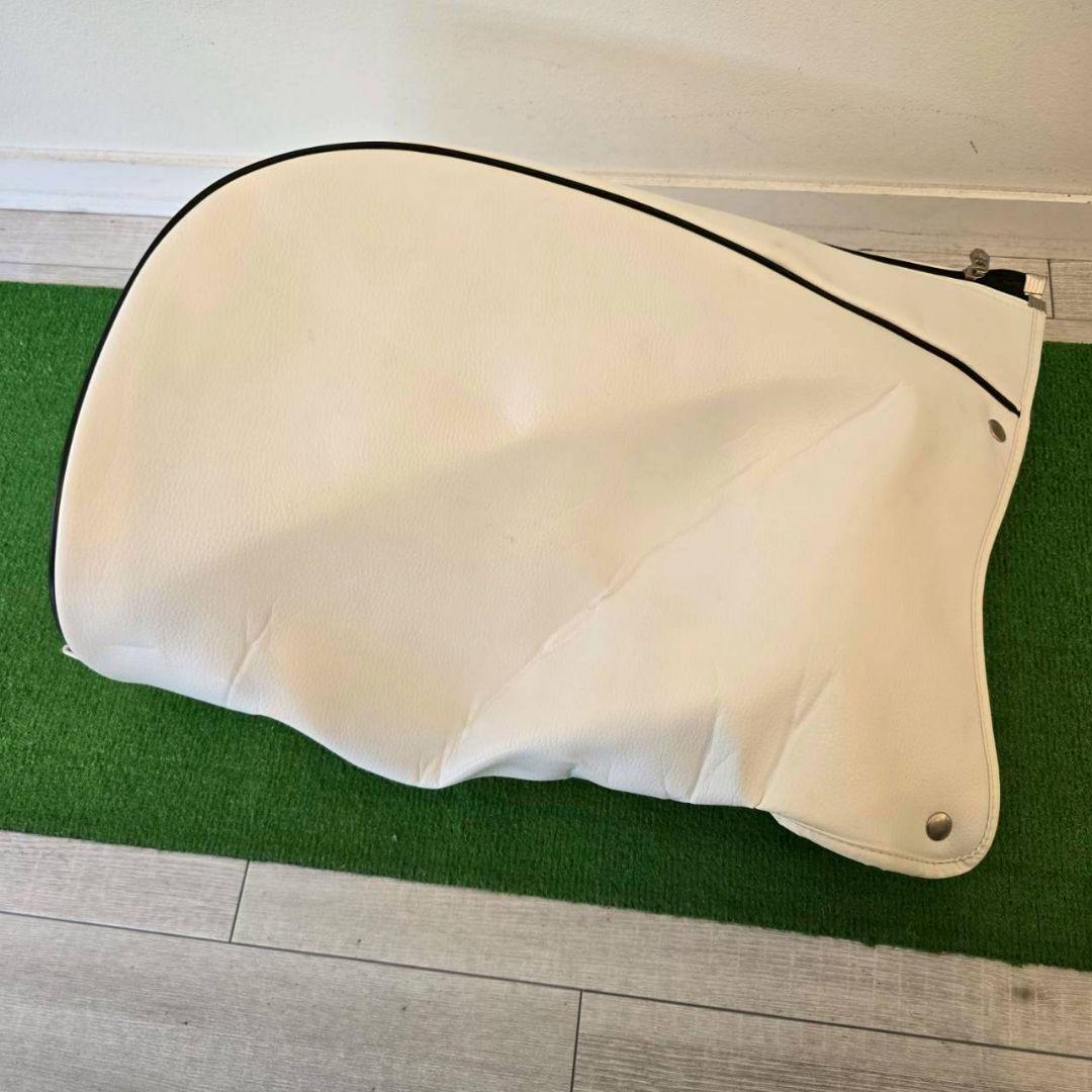 Callaway キャディバッグ ホワイト/ブラック ネームプレート付き