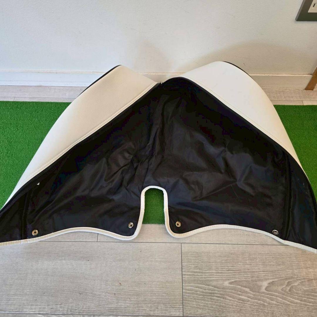 Callaway キャディバッグ ホワイト/ブラック ネームプレート付き